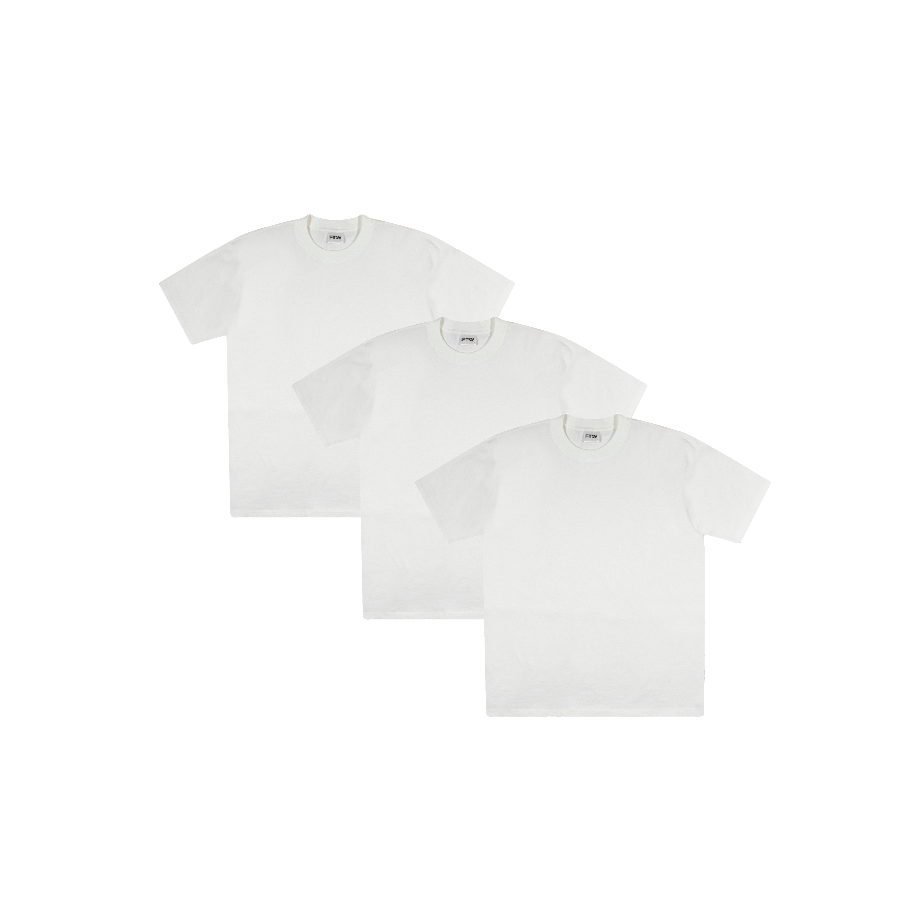 0888 - Staple Tee 3 Pack ( White )