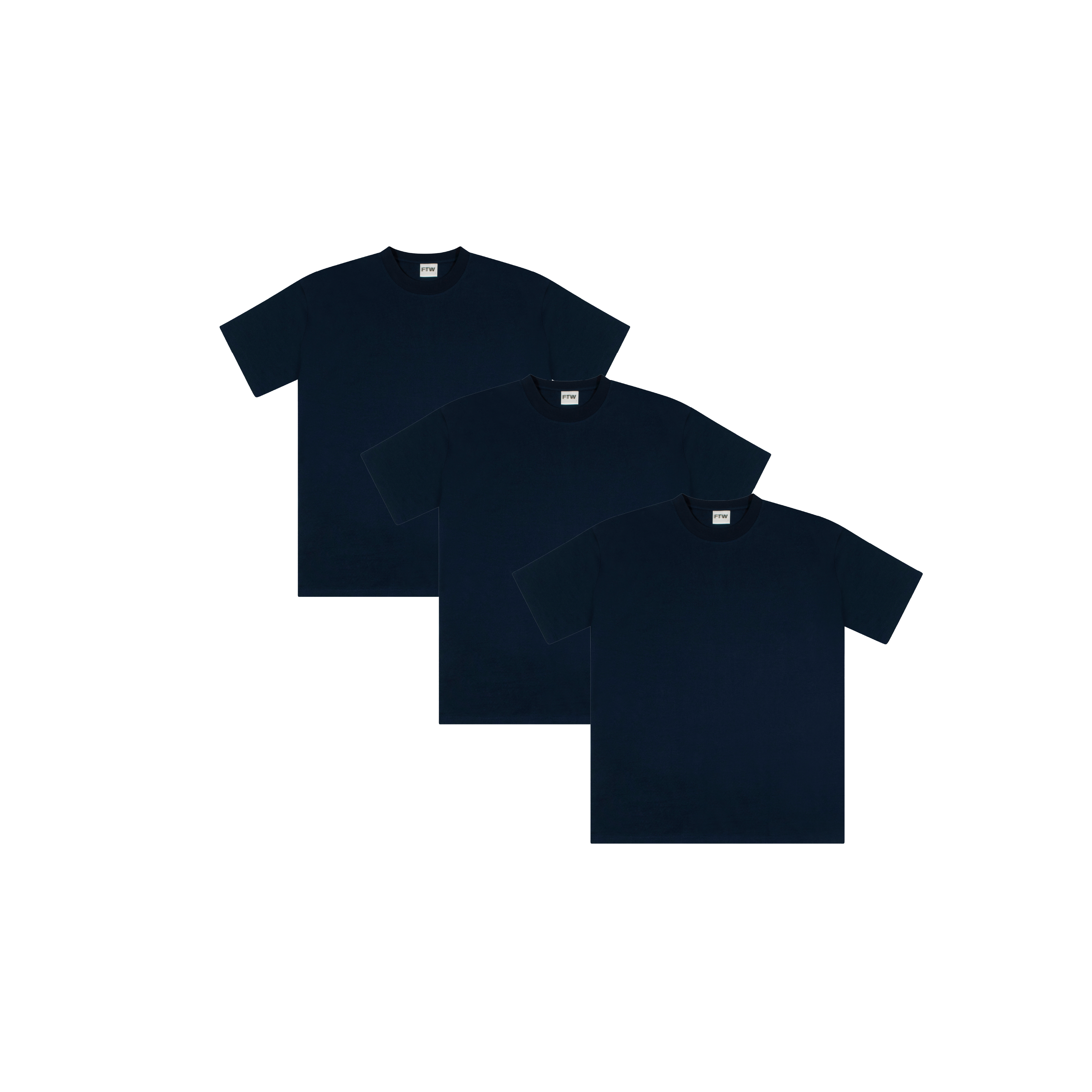 0888 - Staple Tee 3 Pack ( Navy )